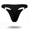 Sunga-Sutien-tanga-Chile-Santiago-Maipu Tanga masculina negra con aros laterales · Talla M/L