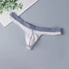 Tanga masculina blanca con cintura gris · Talla M/L