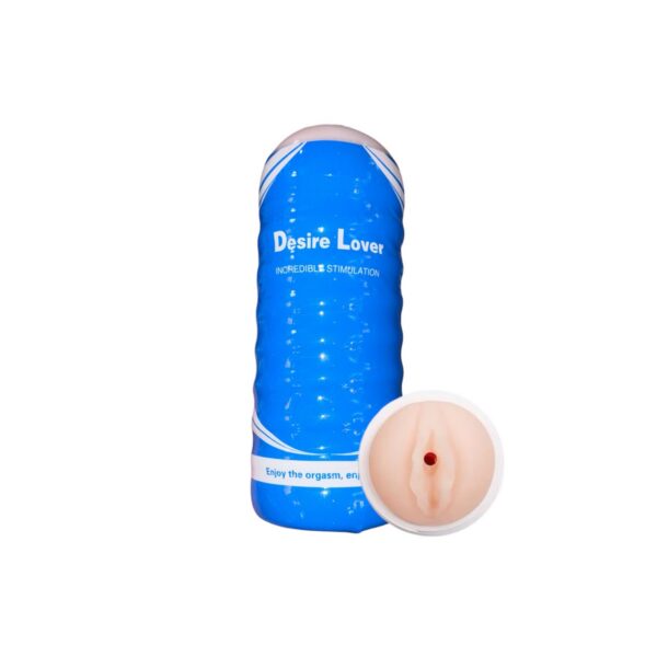 Masturbador-hombre-masculino-vagina-chile-maipu-santiago Masturbador manual en envase azul Desire Lover