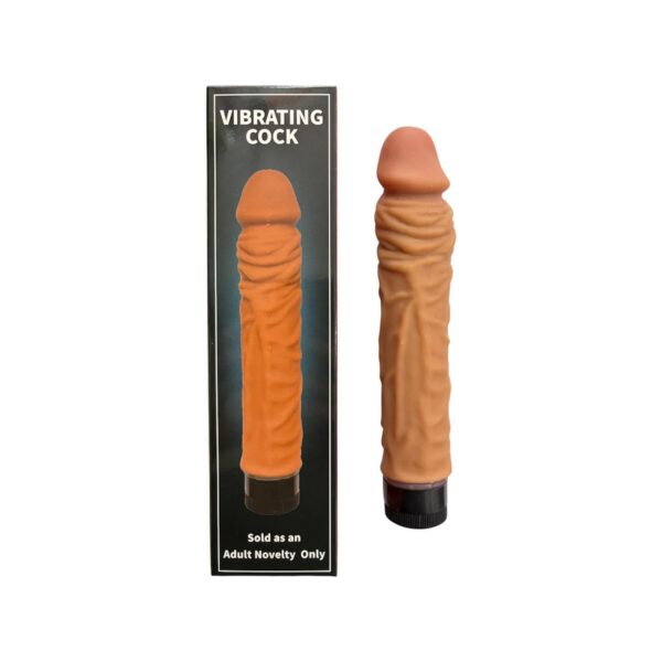 Dildo Realista Santiago Chile Maipu Chacabuco Vibrador realista con relieve diagonal y base negra, AA
