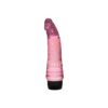 Diido-Realista-Vibrador Vibrador translúcido con relieve y base negra, AA
