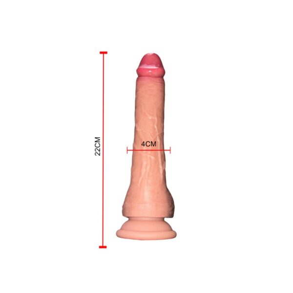 Dildo-Percuto-Inalambrico-CargaUSB Vibrador realista recto con control remoto, USB