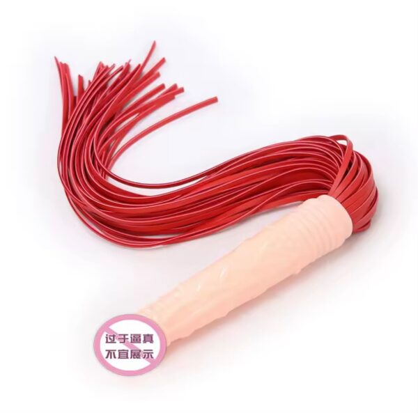 dilatador-anal-vibrador-silicona-maipu-chacabuco-santiago-chile Látigo 2 en 1 con mango de relieve · Color aleatorio