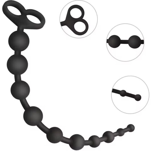 dilatador-anal-vibrador-silicona-maipu-chacabuco-santiago-chile Cuentas anales con aro de extracción · Modelo largo