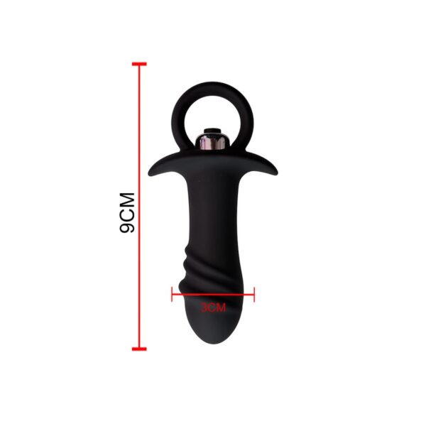 dilatador-anal-vibrador-silicona-maipu-chacabuco-santiago-chile Plug anal con aro de extracción · Talla M