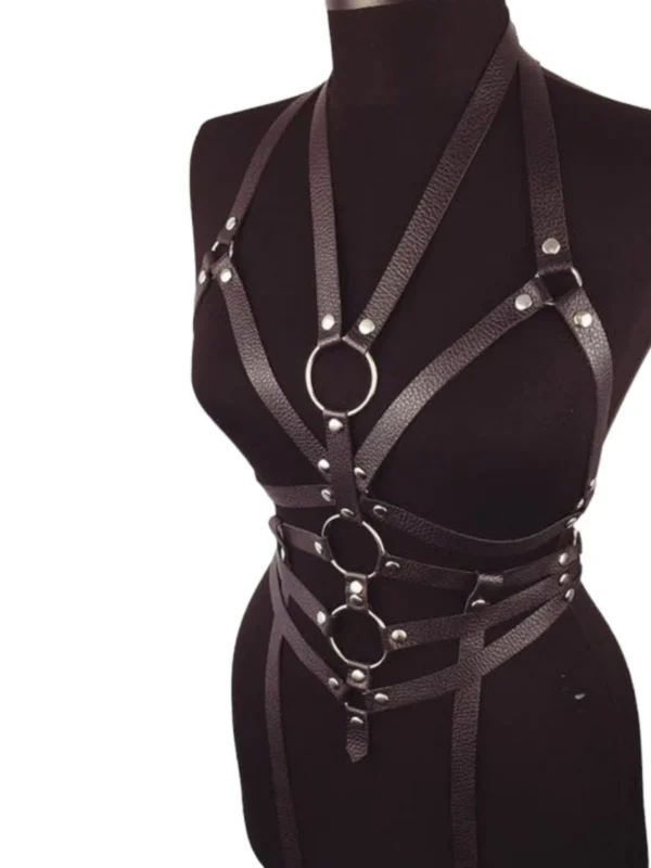 Arnés Femenino Eco Cuero Talla Única Ajustable Lencería — WebP optimizado Arnés Femenino Eco Cuero Talla Única Ajustable Lencería · ZONAG Chile